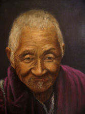 "Old Monk" 14X16 oil